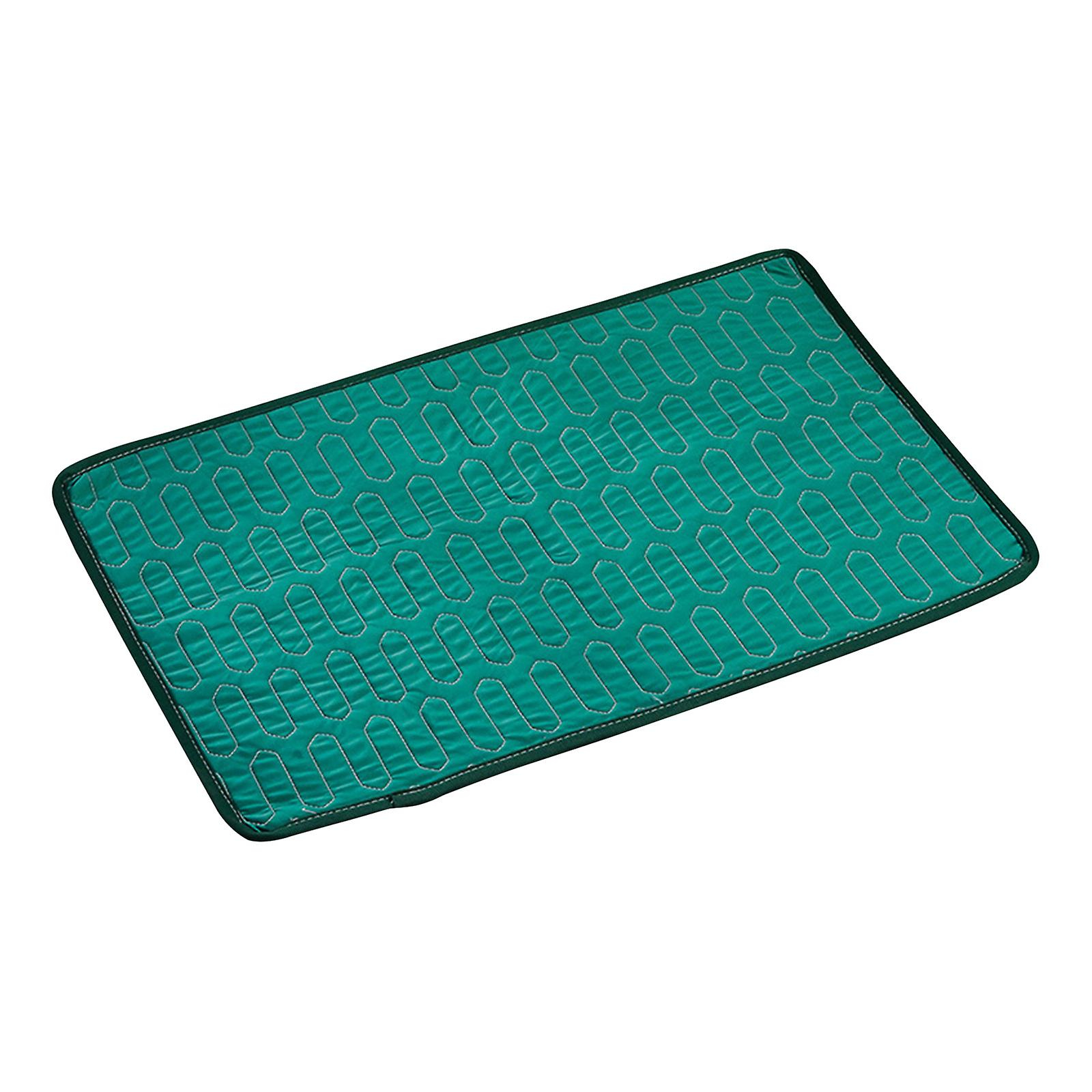 Foto 2 pulgar | Alfombrilla Refrigerante Para Mascotas Huoguo Para Perros Y Gatos, Color Verde, Seda Helada, 60 X 40 - Venta Internac