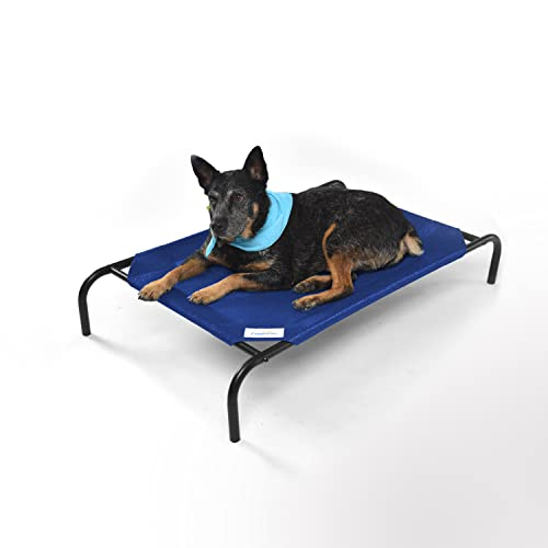 Cama Para Mascotas Coolaroo The Original Cooling Elevated Azul Medio - Venta Internacional.