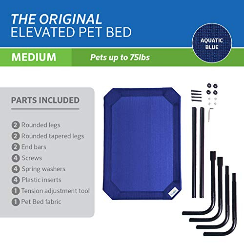 Foto 7 pulgar | Cama Para Mascotas Coolaroo The Original Cooling Elevated Azul Medio - Venta Internacional.