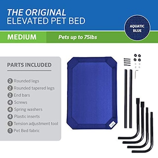 Foto 6 | Cama Para Mascotas Coolaroo The Original Cooling Elevated Azul Medio - Venta Internacional.