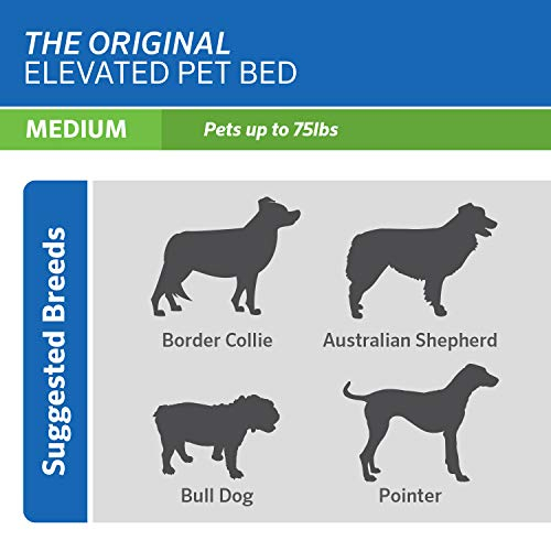 Foto 8 pulgar | Cama Para Mascotas Coolaroo The Original Cooling Elevated Azul Medio - Venta Internacional.