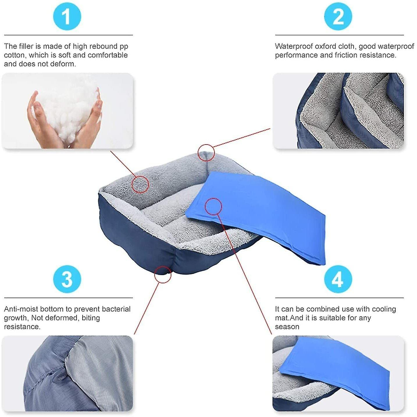 Foto 6 pulgar | Cama Para Perros Huoguo, Moderna, Ultrasuave Y Cálida Para Uso Diario, Tamaño Mediano - Venta Internacional.