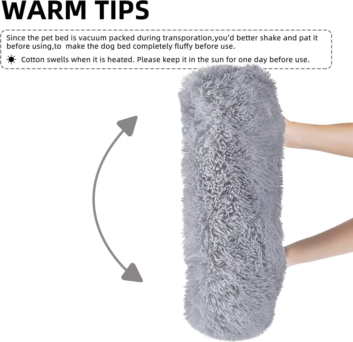 Foto 6 pulgar | Cama De Felpa Lavable Para Perros Y Gatos, Color Gris Claro - Venta Internacional.