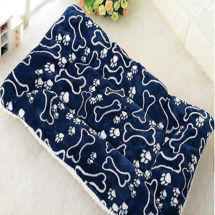 Manta De Terciopelo Coral Para Mascotas, Jaula De Pájaros, Tamaño S, Azul - Venta Internacional.