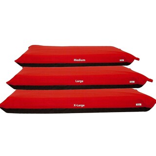 Foto 1 | Cama Para Perros Huoguo, De Forro Polar Rojo, Tamaño Mediano, Con Colchón De Espuma De 10 Cm - Venta Internacional.