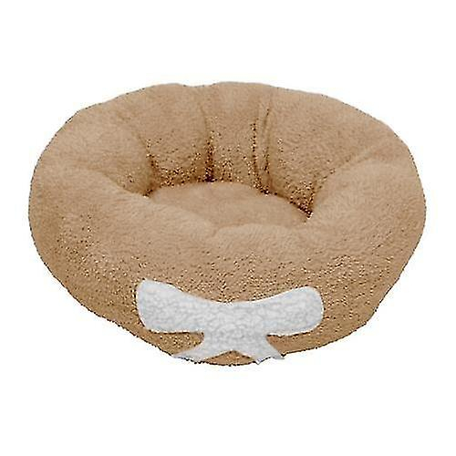 Foto 2 pulgar | Alfombrillas Para Mascotas Huoguo Para Gatos, Suaves, Redondas, De Felpa, Color Marrón - Venta Internacional.
