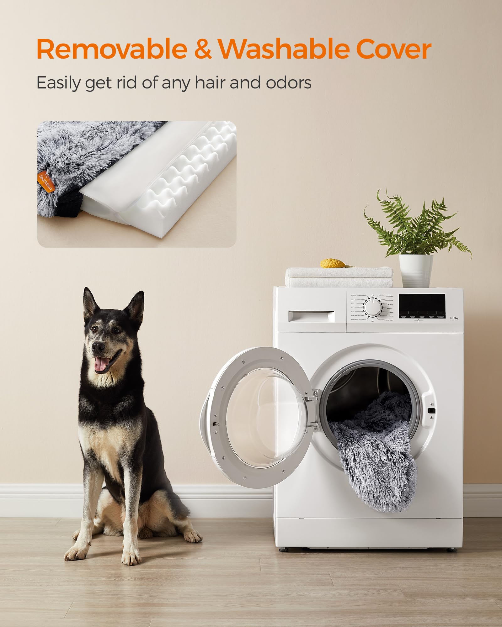 Foto 7 | Cama Para Perros Feandrea, Sofá Ortopédico Impermeable Para Perros Medianos