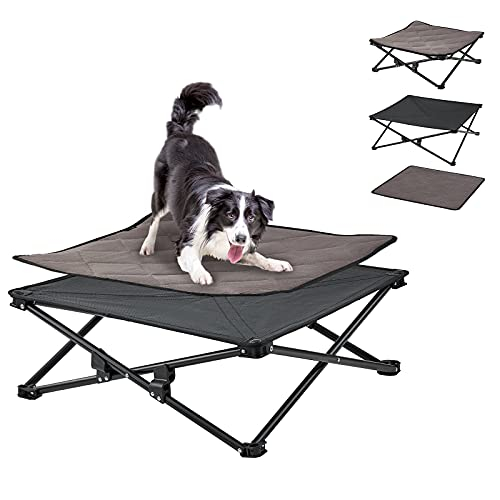 Cama Elevada Para Perros Kingcamp, Cama Elevada Para Perros, Exterior, Pequeña - Venta Internacional.