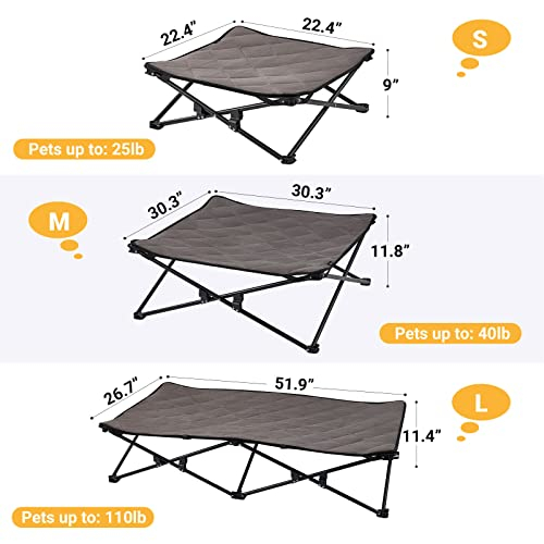 Foto 3 pulgar | Cama Elevada Para Perros Kingcamp, Cama Elevada Para Perros, Exterior, Pequeña - Venta Internacional.