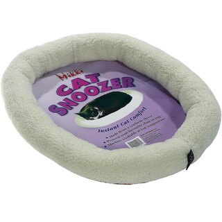 Foto 4 | Cama Para Perros Huoguo Cat Snoozer, Tamaño Grande, Forro Polar Sintético, Color Crema - Venta Internacional.
