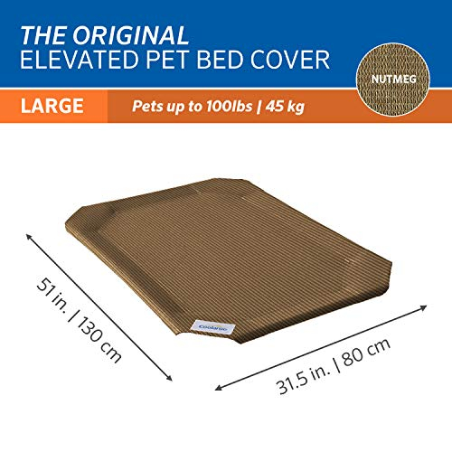 Foto 3 pulgar | Funda De Repuesto Coolaroo Elevated Pet Bed, Tamaño Grande, Color Nuez Moscada - Venta Internacional.