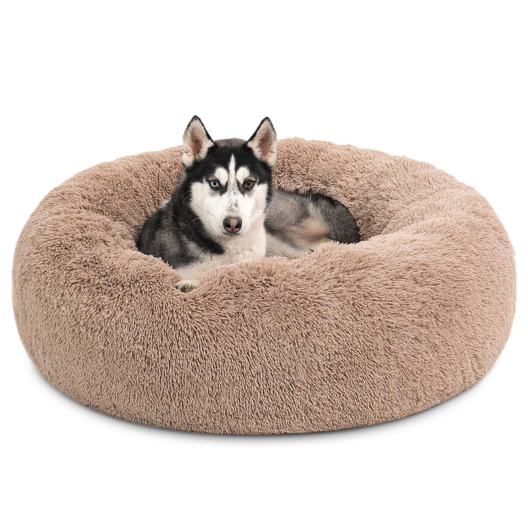 Foto 2 pulgar | Cama Para Perro Bedsure Calming Donut, Lavable Para Perros Grandes - Venta Internacional.