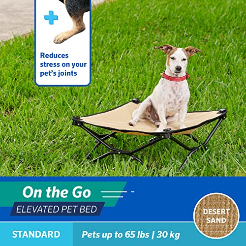 Foto 3 pulgar | Cama Elevada Para Mascotas Coolaroo On The Go Standard Desert Sand - Venta Internacional.