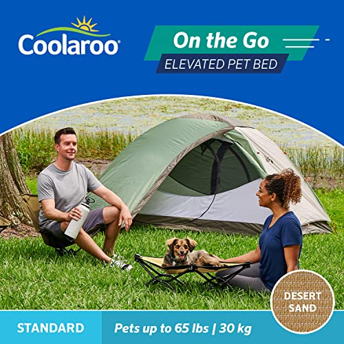 Foto 4 pulgar | Cama Elevada Para Mascotas Coolaroo On The Go Standard Desert Sand - Venta Internacional.