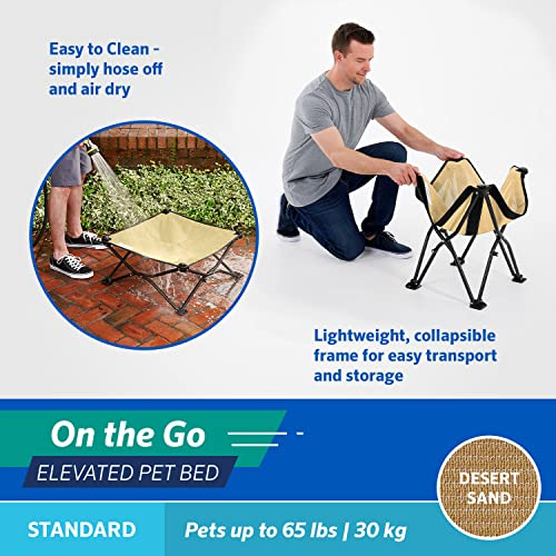 Foto 5 pulgar | Cama Elevada Para Mascotas Coolaroo On The Go Standard Desert Sand - Venta Internacional.