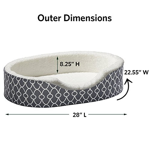 Foto 2 | Cama Para Mascotas Midwest Homes For Pets, Caja Ortopédica Para Huevos, Gris - Venta Internacional.