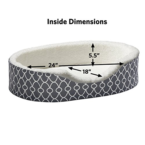 Foto 4 pulgar | Cama Para Mascotas Midwest Homes For Pets, Caja Ortopédica Para Huevos, Gris - Venta Internacional.