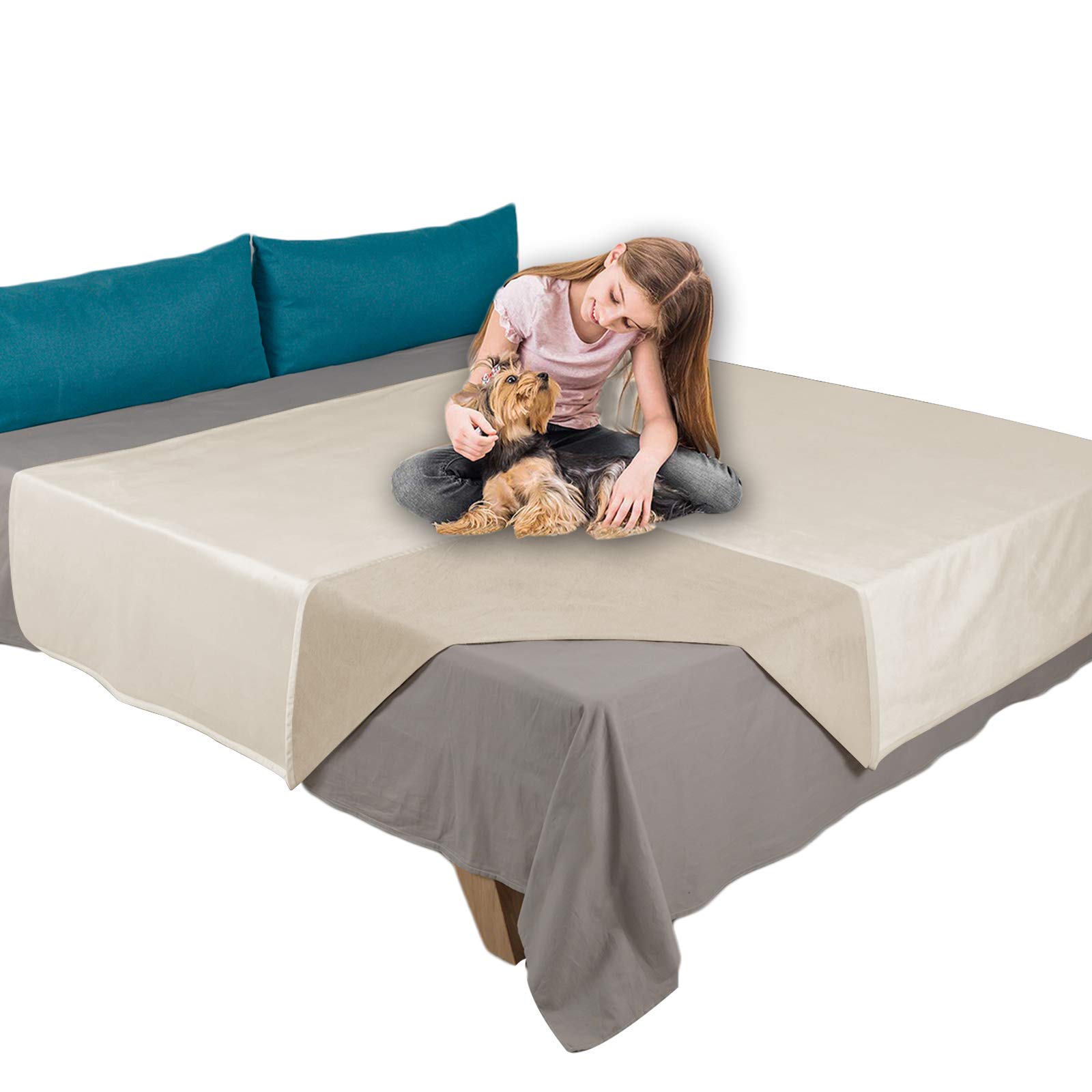 Manta De Cama Para Mascotas Ameritex Reversible 100% Impermeable De Terciopelo - Venta Internacional.