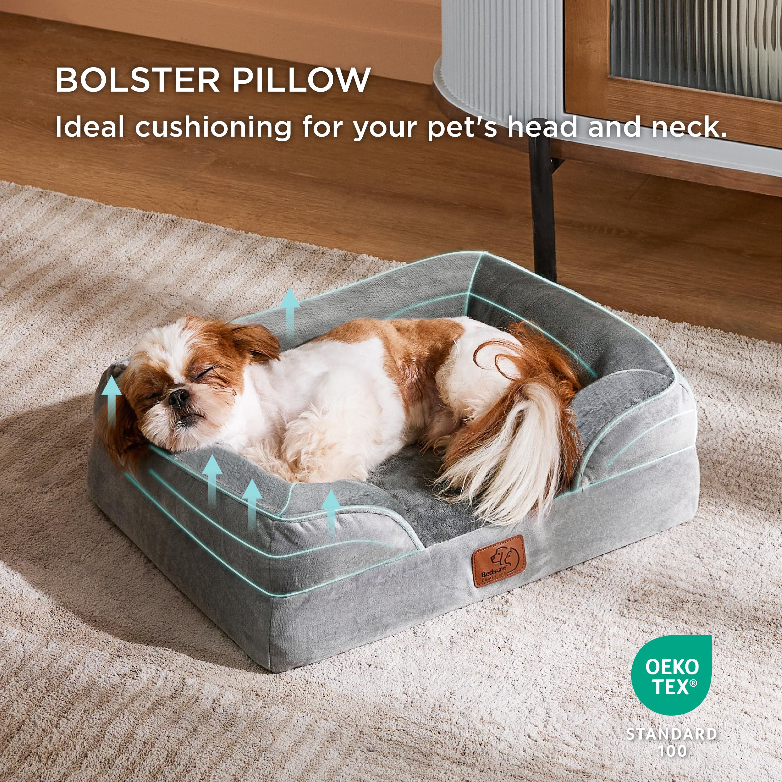 Foto 4 | Cama Ortopédica Para Perros, Pequeña, Lavable Con Tendedero Impermeable - Venta Internacional.