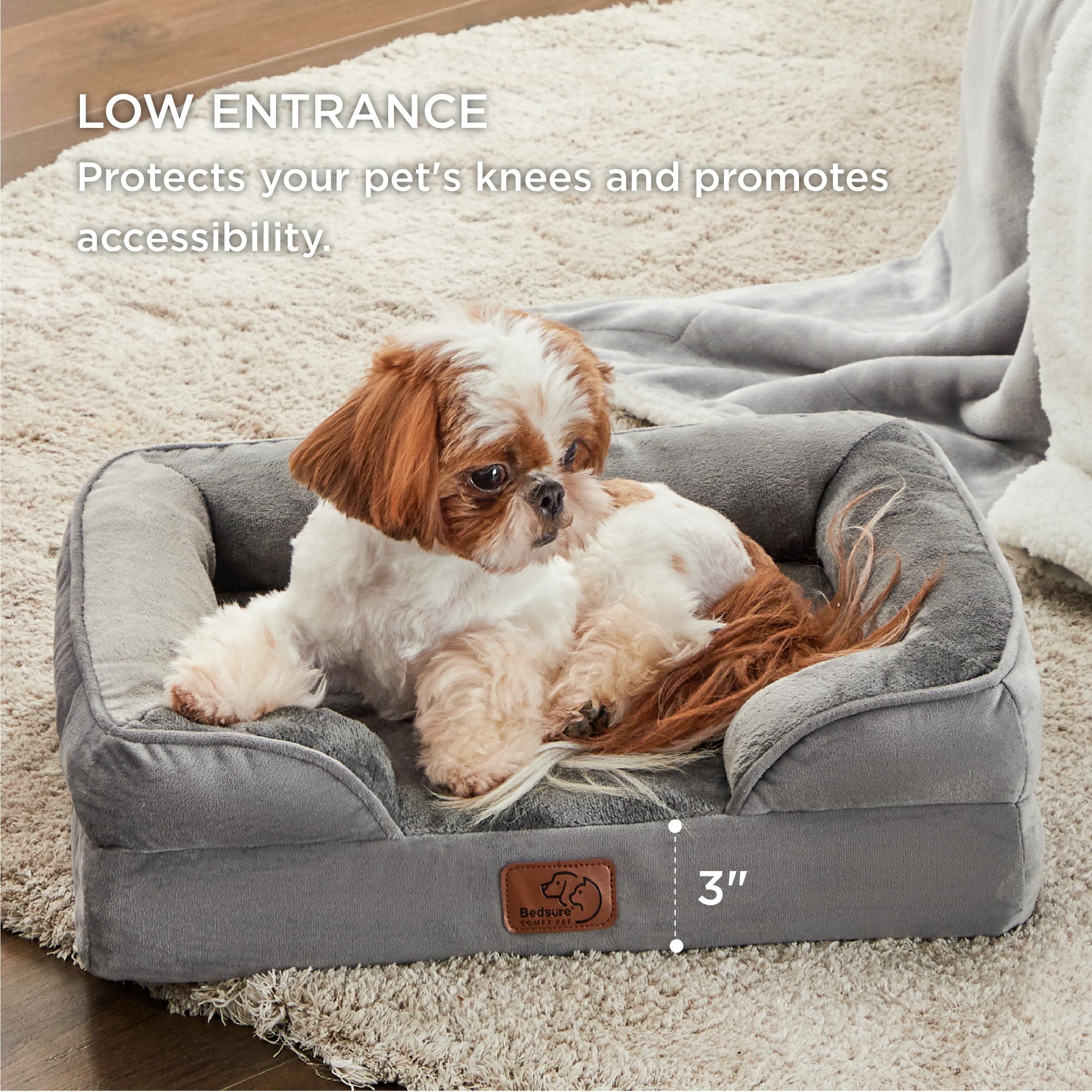 Foto 6 pulgar | Cama Ortopédica Para Perros, Pequeña, Lavable Con Tendedero Impermeable - Venta Internacional.