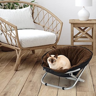 Foto 2 | Cuna Para Mascotas Etna, Cama Redonda Plegable Y Portátil Para Mascotas Pequeñas - Venta Internacional.