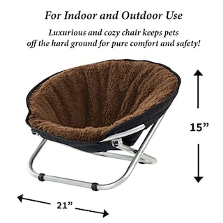 Foto 3 | Cuna Para Mascotas Etna, Cama Redonda Plegable Y Portátil Para Mascotas Pequeñas - Venta Internacional.