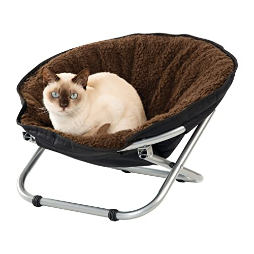 Foto 6 | Cuna Para Mascotas Etna, Cama Redonda Plegable Y Portátil Para Mascotas Pequeñas - Venta Internacional.