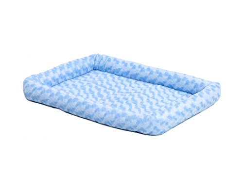 Foto 2 pulgar | Cama Para Mascotas Midwest Quiet Time Fashion, 22 L, Azul Con Cojín - Venta Internacional.