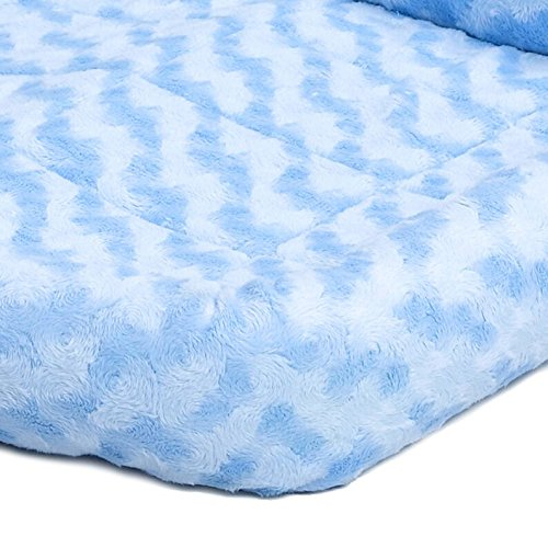 Foto 2 | Cama Para Mascotas Midwest Quiet Time Fashion, 22 L, Azul Con Cojín - Venta Internacional.