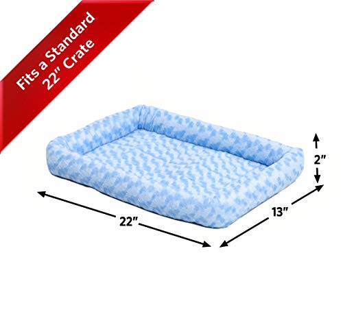 Foto 5 pulgar | Cama Para Mascotas Midwest Quiet Time Fashion, 22 L, Azul Con Cojín - Venta Internacional.