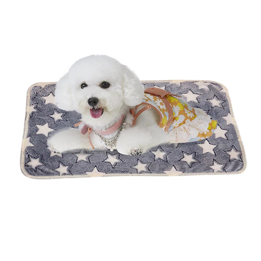 Foto 2 pulgar | Manta Polar Pet Mat Huoguo Con Estampado De Huesos De Pata Para Gatos, Perros Y Cachorros - Venta Internacional.