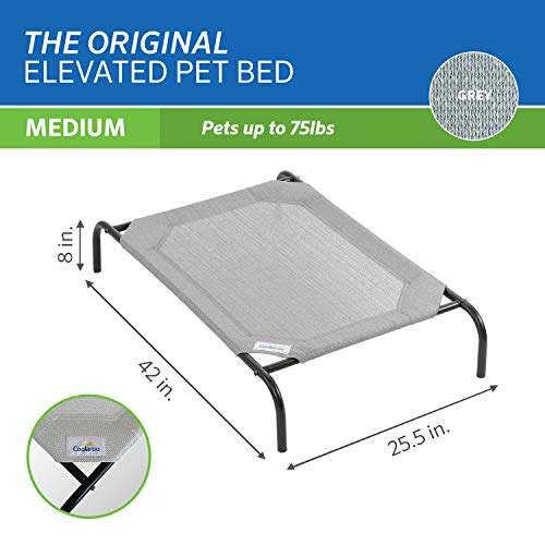 Foto 5 pulgar | Cama Para Mascotas Coolaroo The Original Cooling Elevated Grey Medium - Venta Internacional.