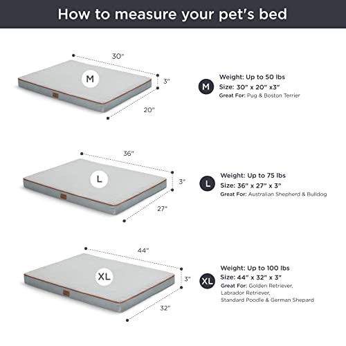 Foto 7 pulgar | Alfombrilla Ortopédica Bedsure Para Perros Medianos De Hasta 50 Libras - Venta Internacional.
