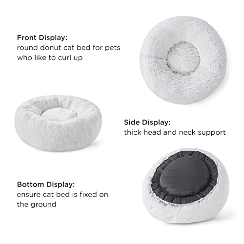 Foto 4 pulgar | Cama Para Mascotas Bedsure Calmante Para Perros Pequeños, Lavable En Forma De Rosquilla, 60 Cm - Venta Internacional.