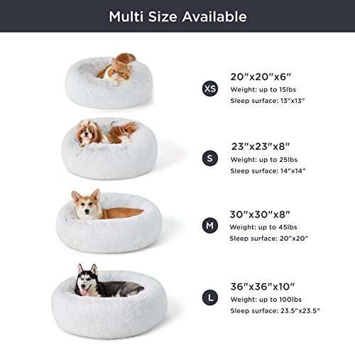 Foto 5 pulgar | Cama Para Mascotas Bedsure Calmante Para Perros Pequeños, Lavable En Forma De Rosquilla, 60 Cm - Venta Internacional.
