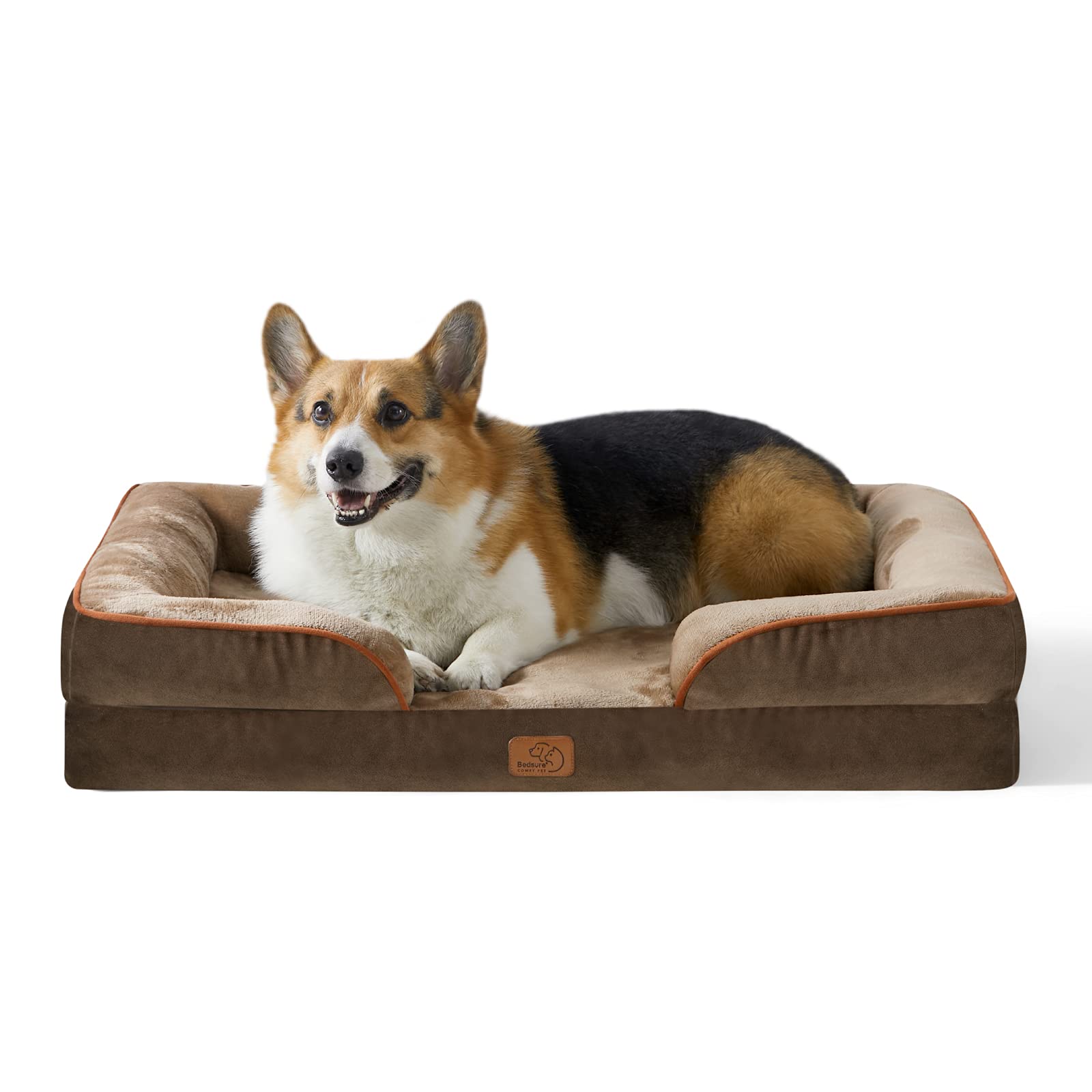 Foto 2 pulgar | Cama Ortopédica Para Perros Grandes, Impermeable, Marrón - Venta Internacional.