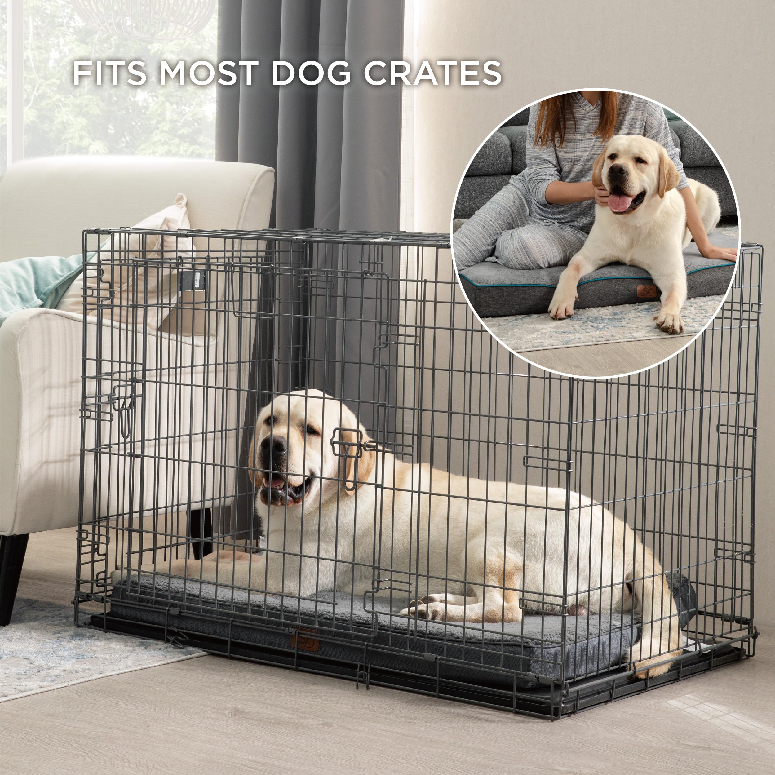 Foto 5 pulgar | Cama Para Perros, Soporte Ortopédico De Espuma Viscoelástica, Impermeable - Venta Internacional.