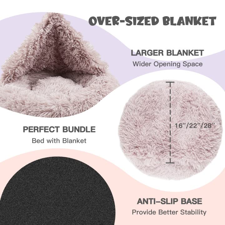 Foto 4 pulgar | Cama Para Perros Himax Donut Con Manta Para Perros Pequeños - Venta Internacional.