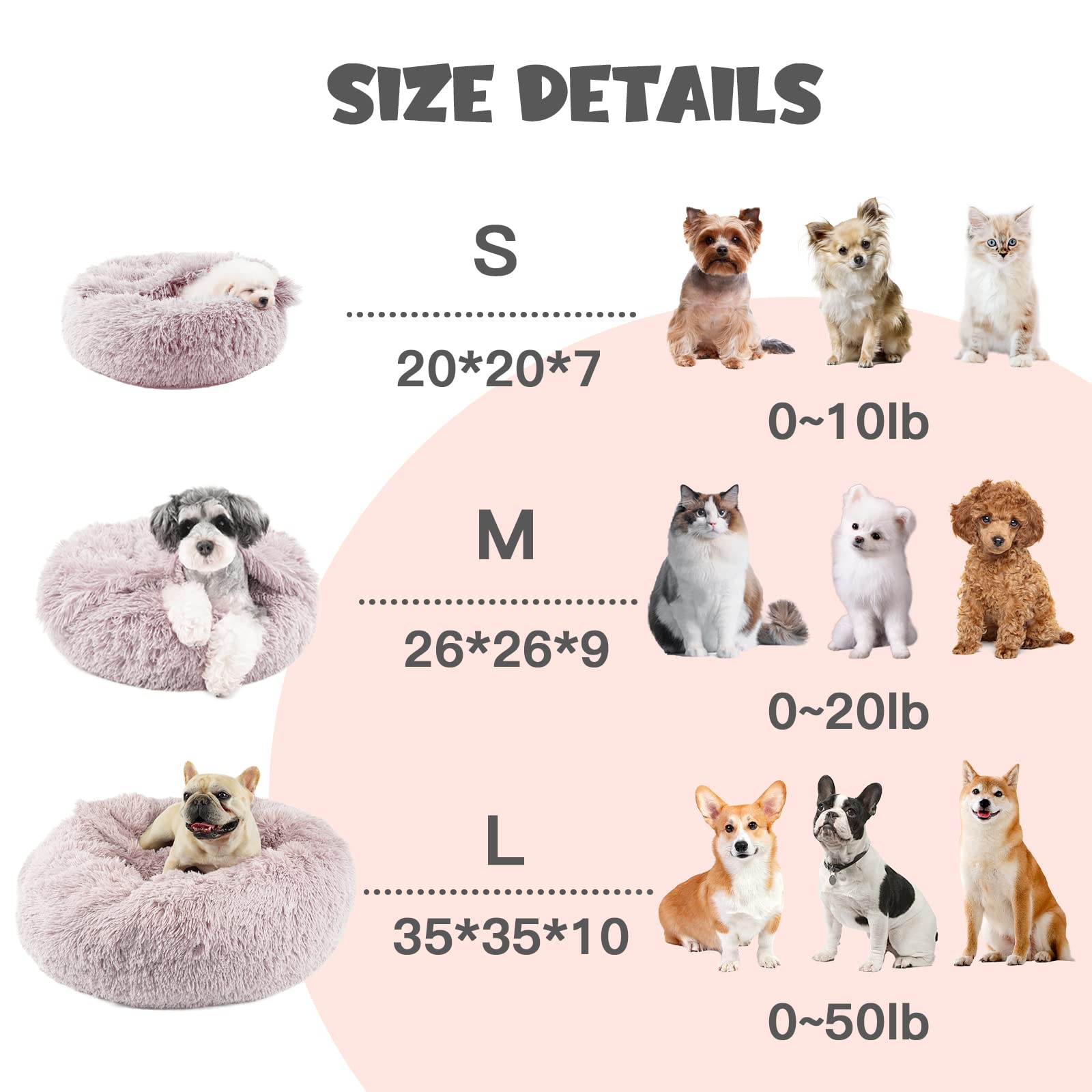 Foto 7 pulgar | Cama Para Perros Himax Donut Con Manta Para Perros Pequeños - Venta Internacional.