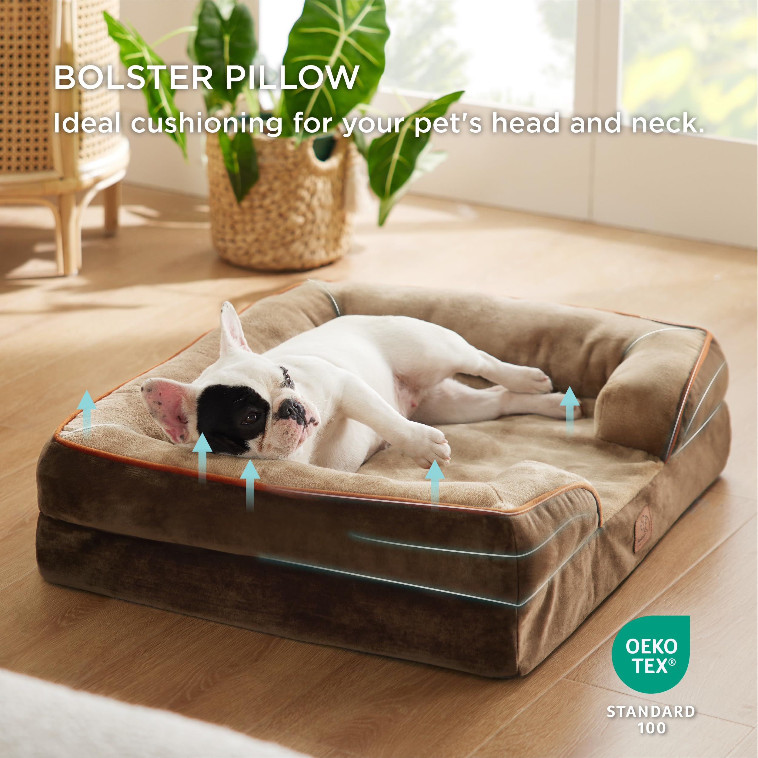 Foto 5 pulgar | Sofá Ortopédico Impermeable Dog Bed Bedsure Para Perros Medianos - Venta Internacional.