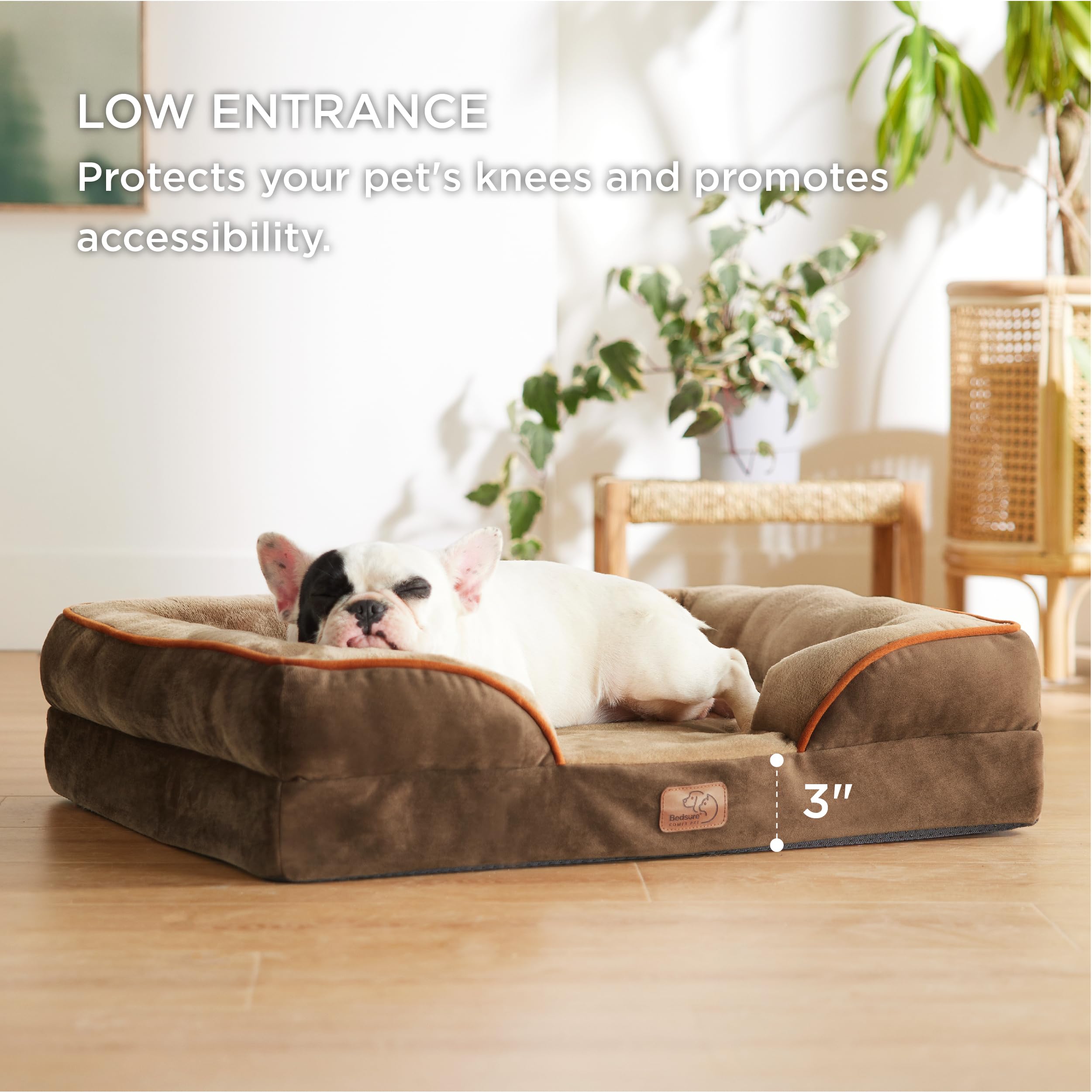 Foto 6 pulgar | Sofá Ortopédico Impermeable Dog Bed Bedsure Para Perros Medianos - Venta Internacional.