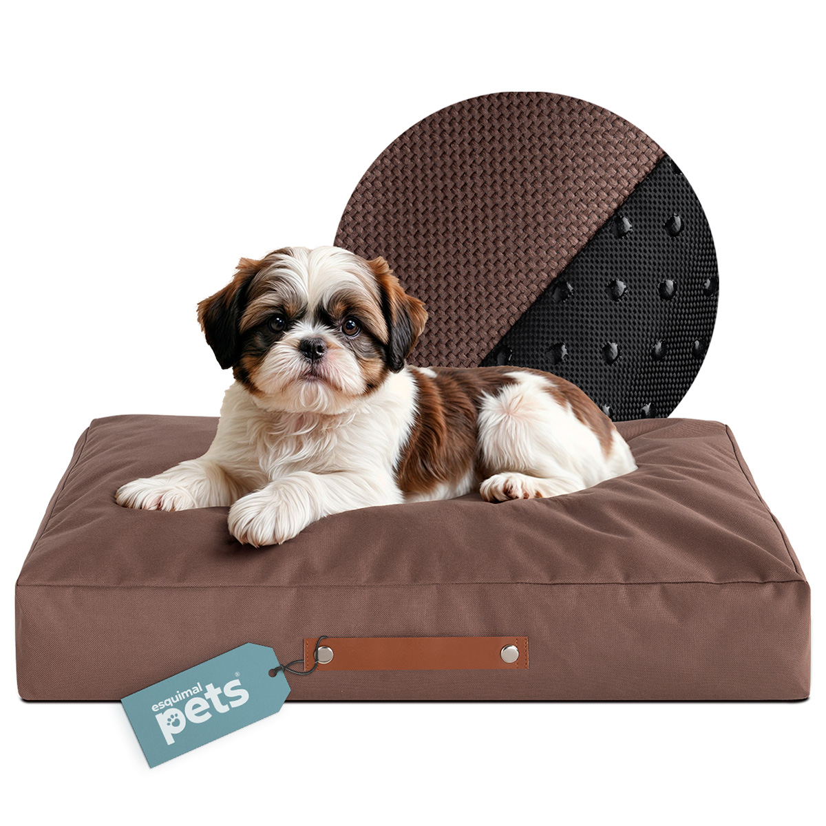 Foto 2 pulgar | Cama Para Mascotas Esquimal Café Chica Antiestrés