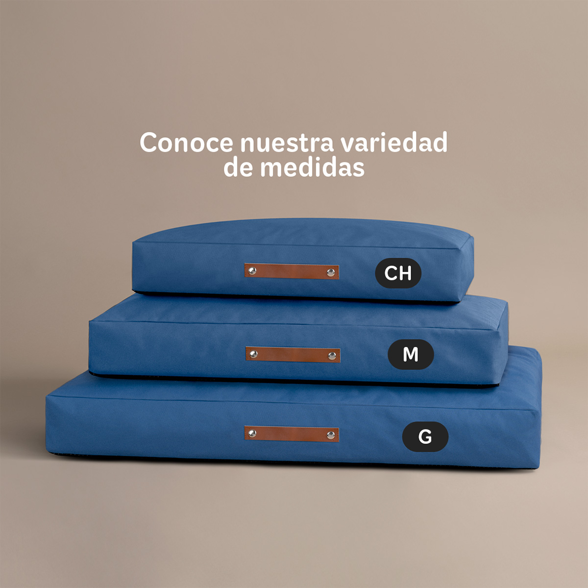Foto 7 pulgar | Cama Para Mascotas Esquimal Azul Grande Antiestrés
