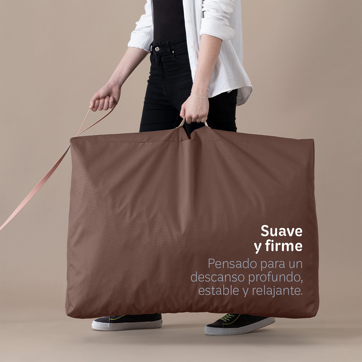 Foto 2 | Cama Para Mascotas Esquimal Café Grande Antiestrés