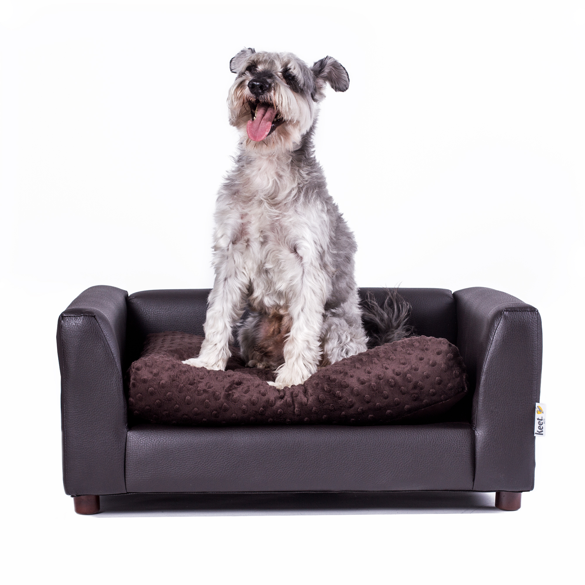 Foto 4 | Cama Sofa Fluffy Chocolate de Madera para Mascotas