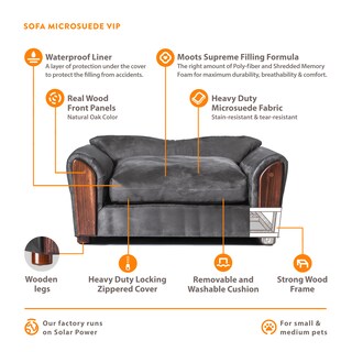 Foto 3 | Cama para Mascotas con Cojín y Funda Extraíble