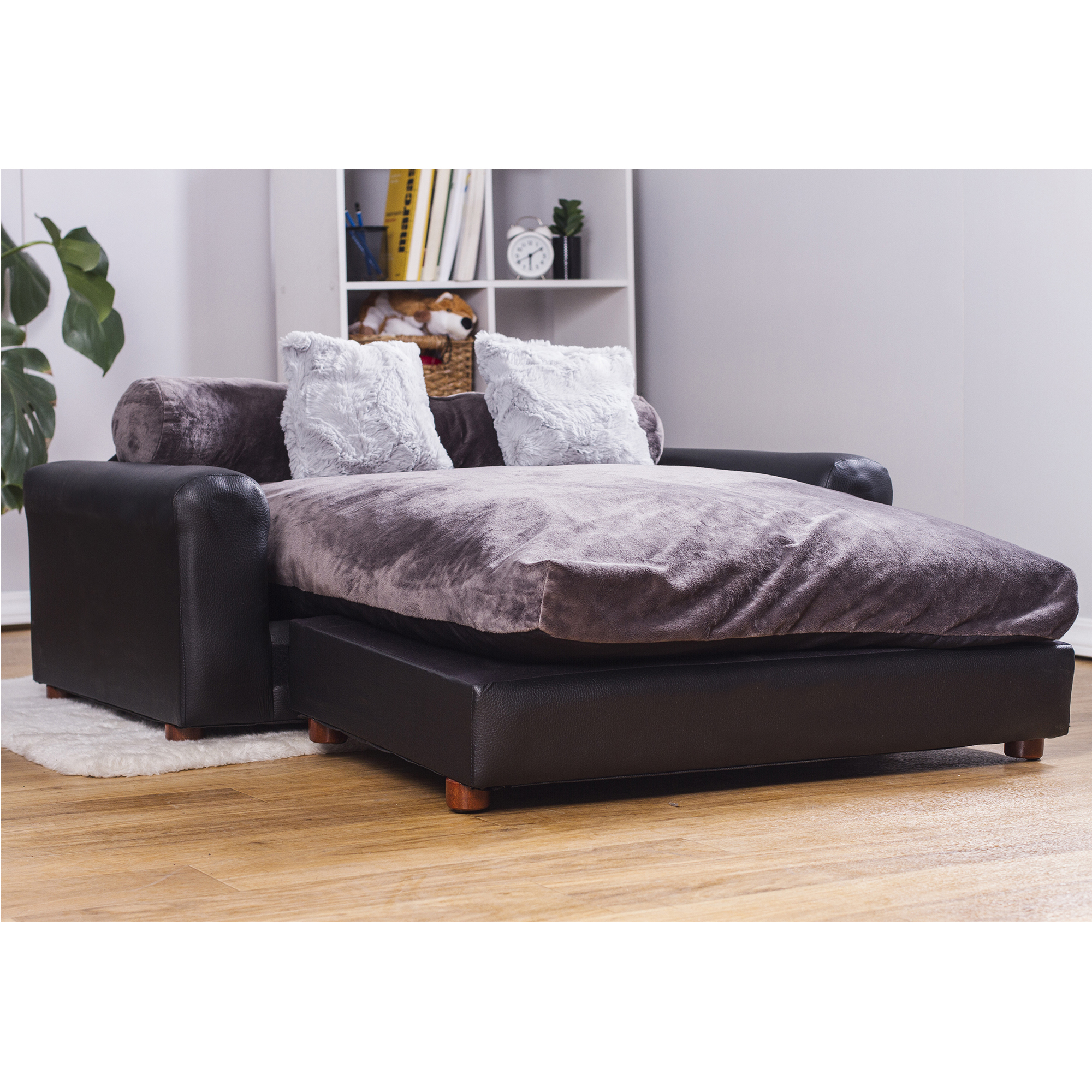 Foto 3 pulgar | Cama para Mascotas con Funda Extraible 2 Almohadas 1 Bolster