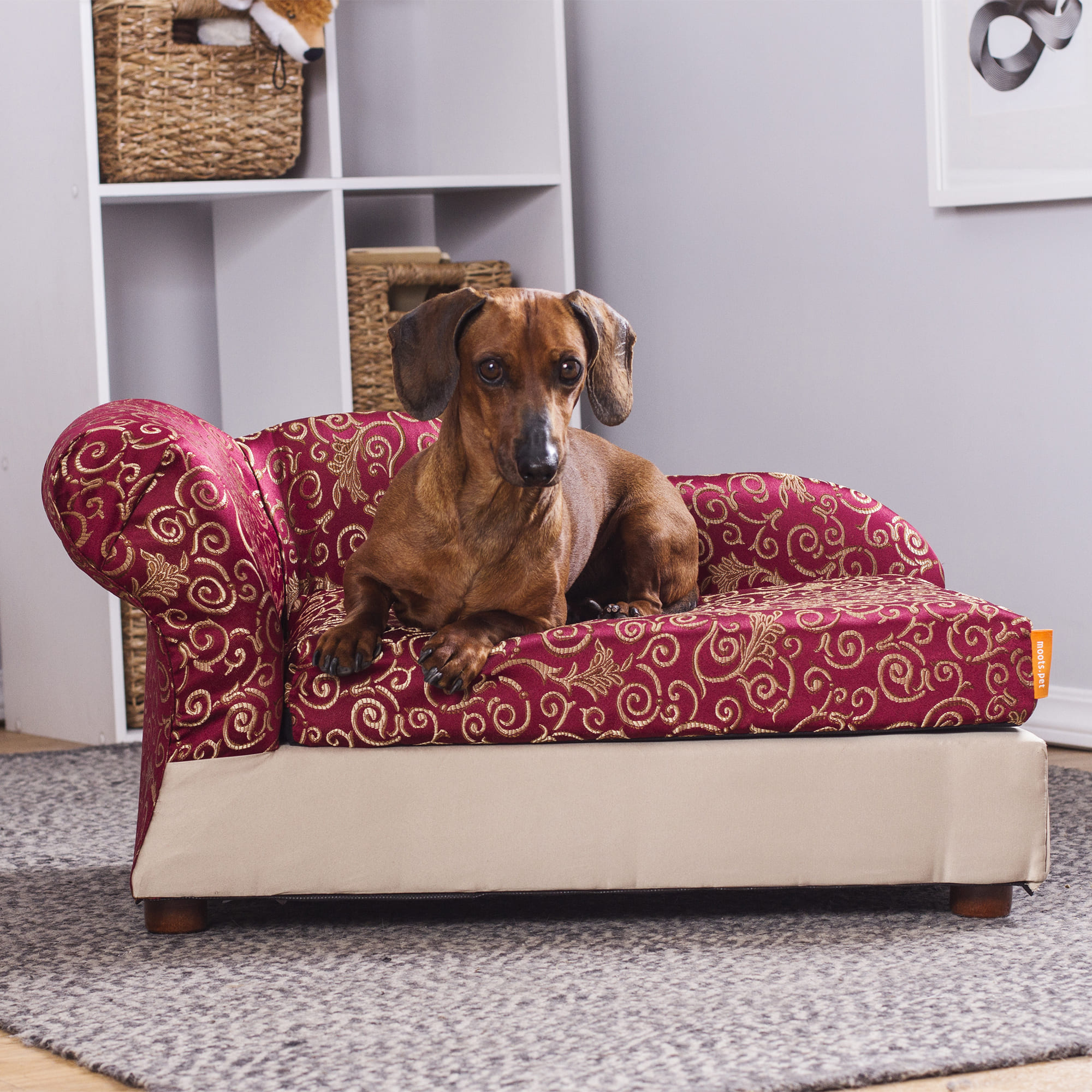Foto 2 pulgar | Cama Para Mascotas, FUNDA EXTRAIBLE, Tapizada En Poliester Satinado, Incluye Cojin, Facil De Aspirar
