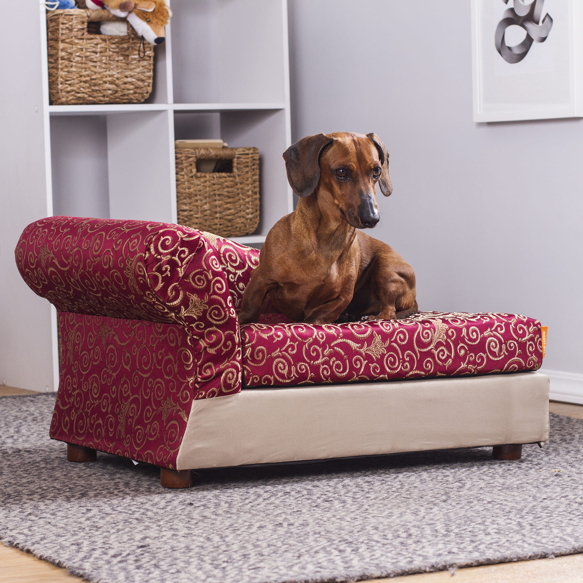 Foto 5 pulgar | Cama Para Mascotas, FUNDA EXTRAIBLE, Tapizada En Poliester Satinado, Incluye Cojin, Facil De Aspirar