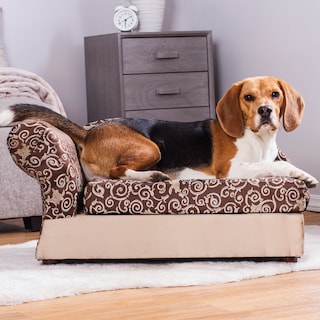 Foto 1 | Cama Para Mascotas FUNDA EXTRAIBLE Resistente Al Agua, Incluye 1 Cojin, Patas De Madera Extraibles, Facil De Aspirar